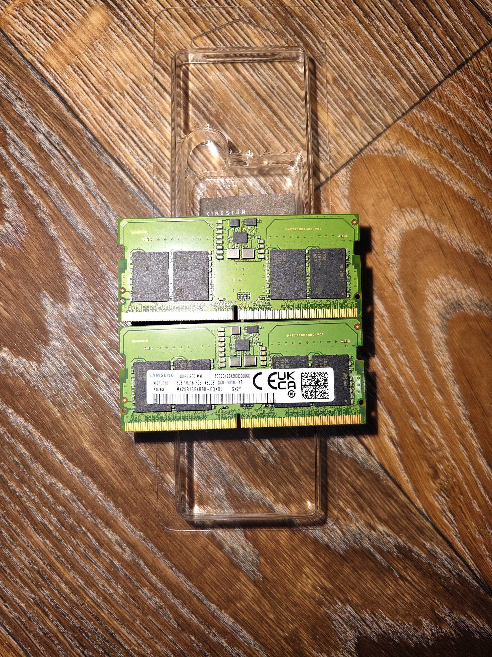 Оперативная память Samsung DDR5 8GB 4800MHz SO-DIMM (2 шт.)