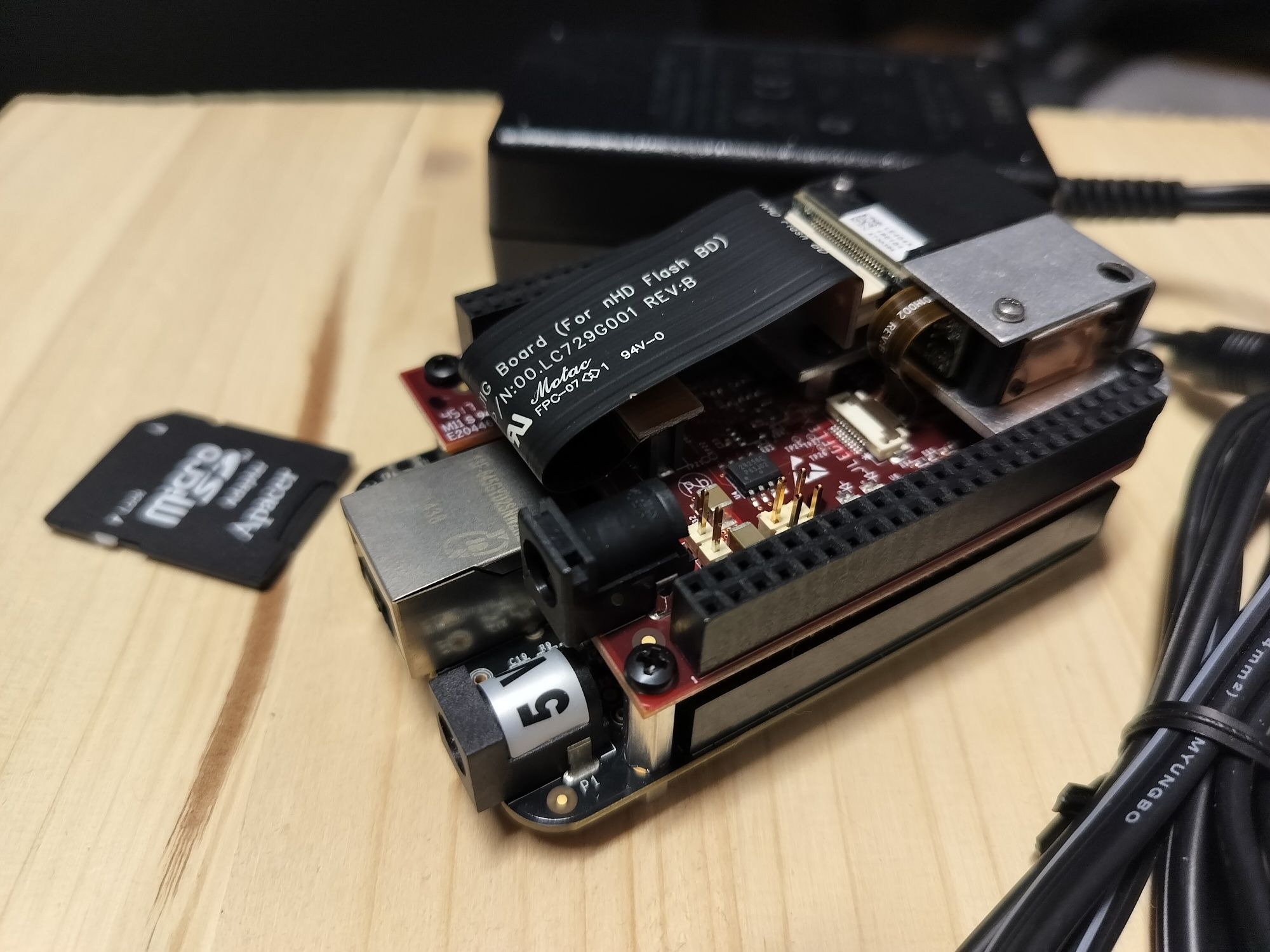 Beaglebone Black + Cape proiector