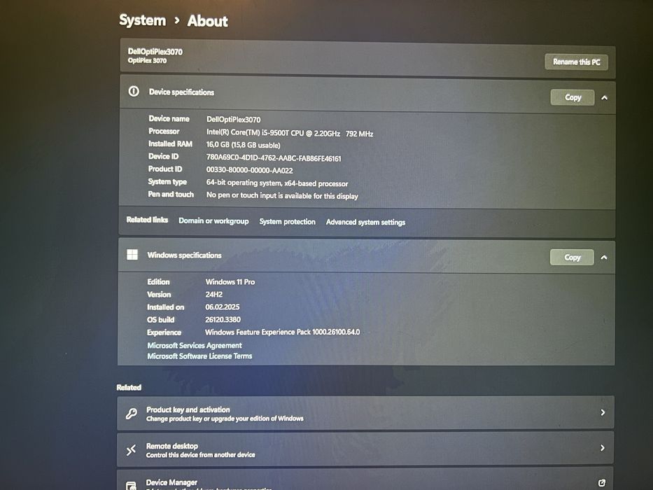 Calculator dell + monitor