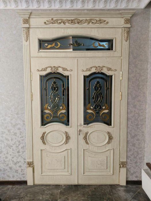 Vitraj shishalar xrustal toshli gullik shishalar xizmati