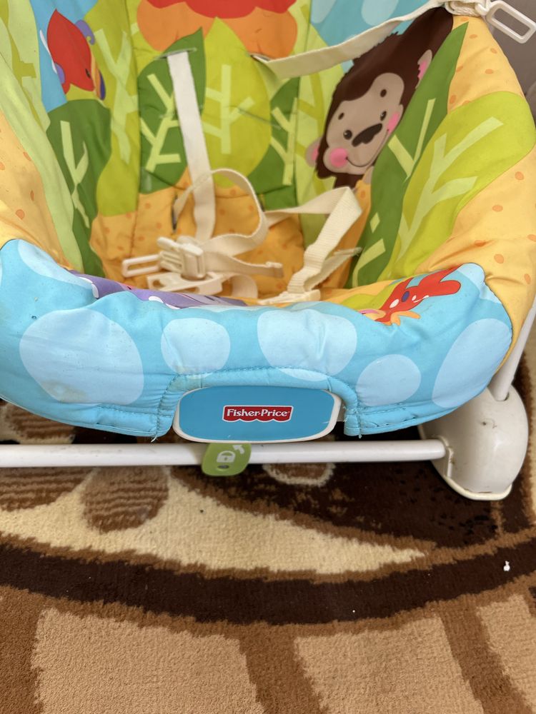 Шезлонг/ел.люлка Fisher Price