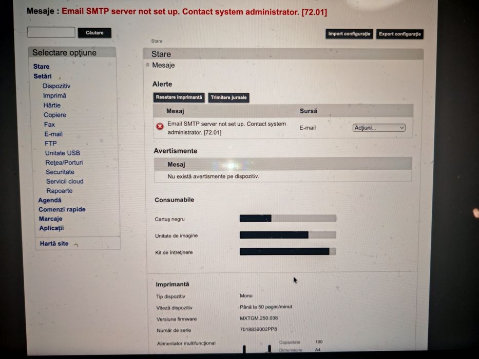 Multifuncțional lexmark MB 2650 adwe ocazie