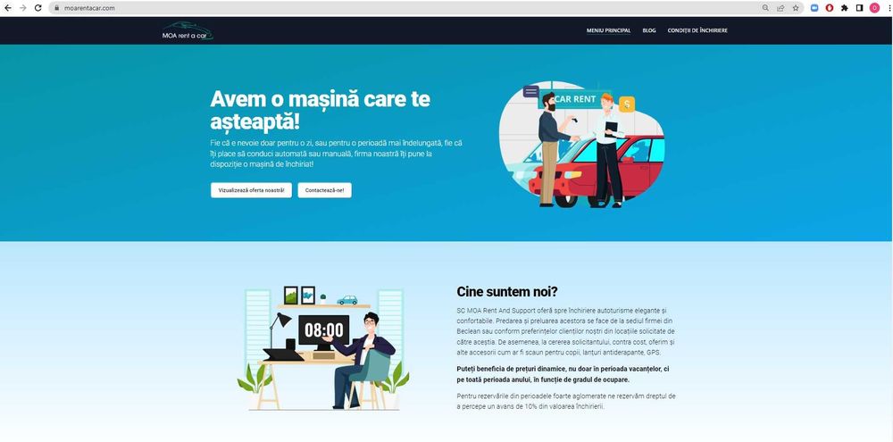 Inchirieri auto. Rent-a-car. Aeroport Cluj.