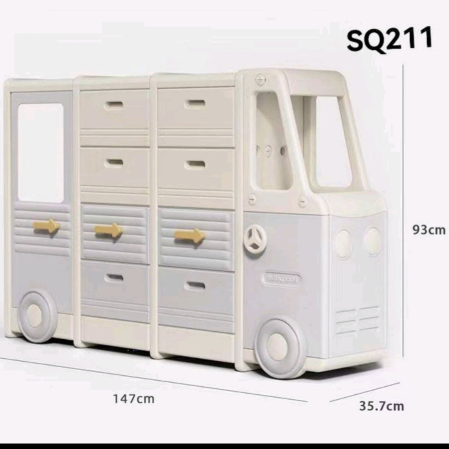 Автобус стеллаж, система хранения для игрушек