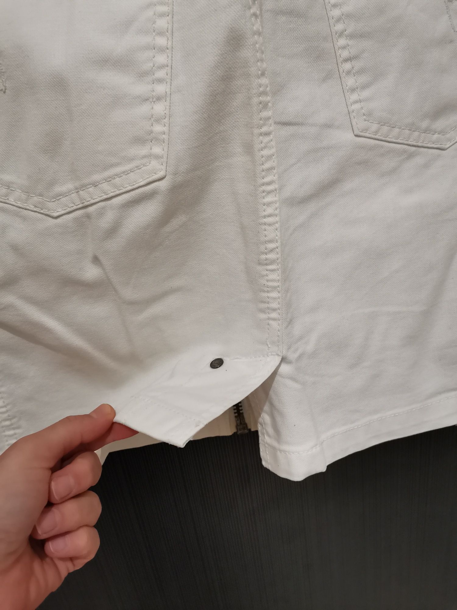 Бял гащеризон Calvin Klein Jeans