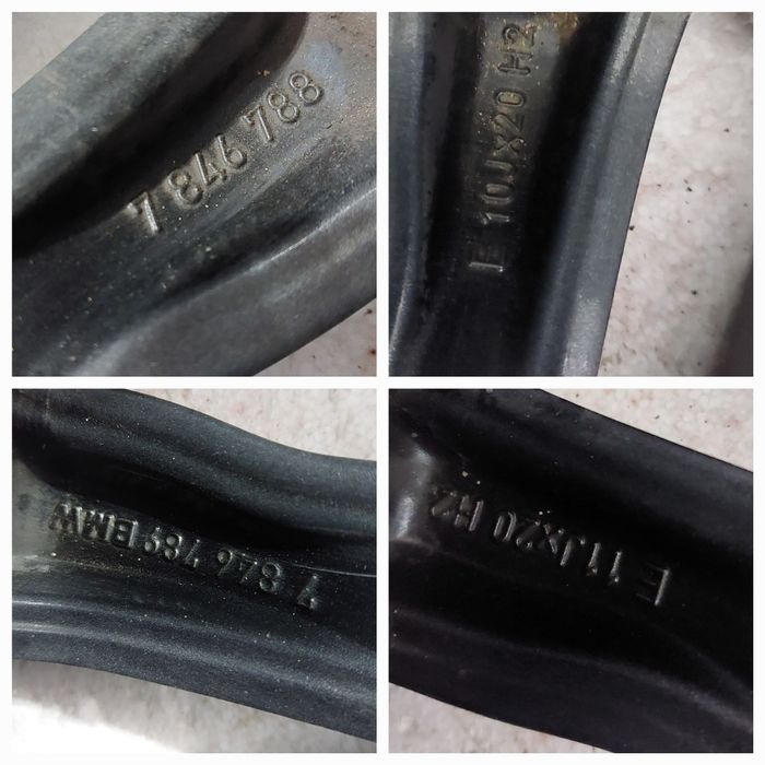 set jante 20 original bmw x5 f15 e70 x6 f16 e71 m 468 finisaj negr mat