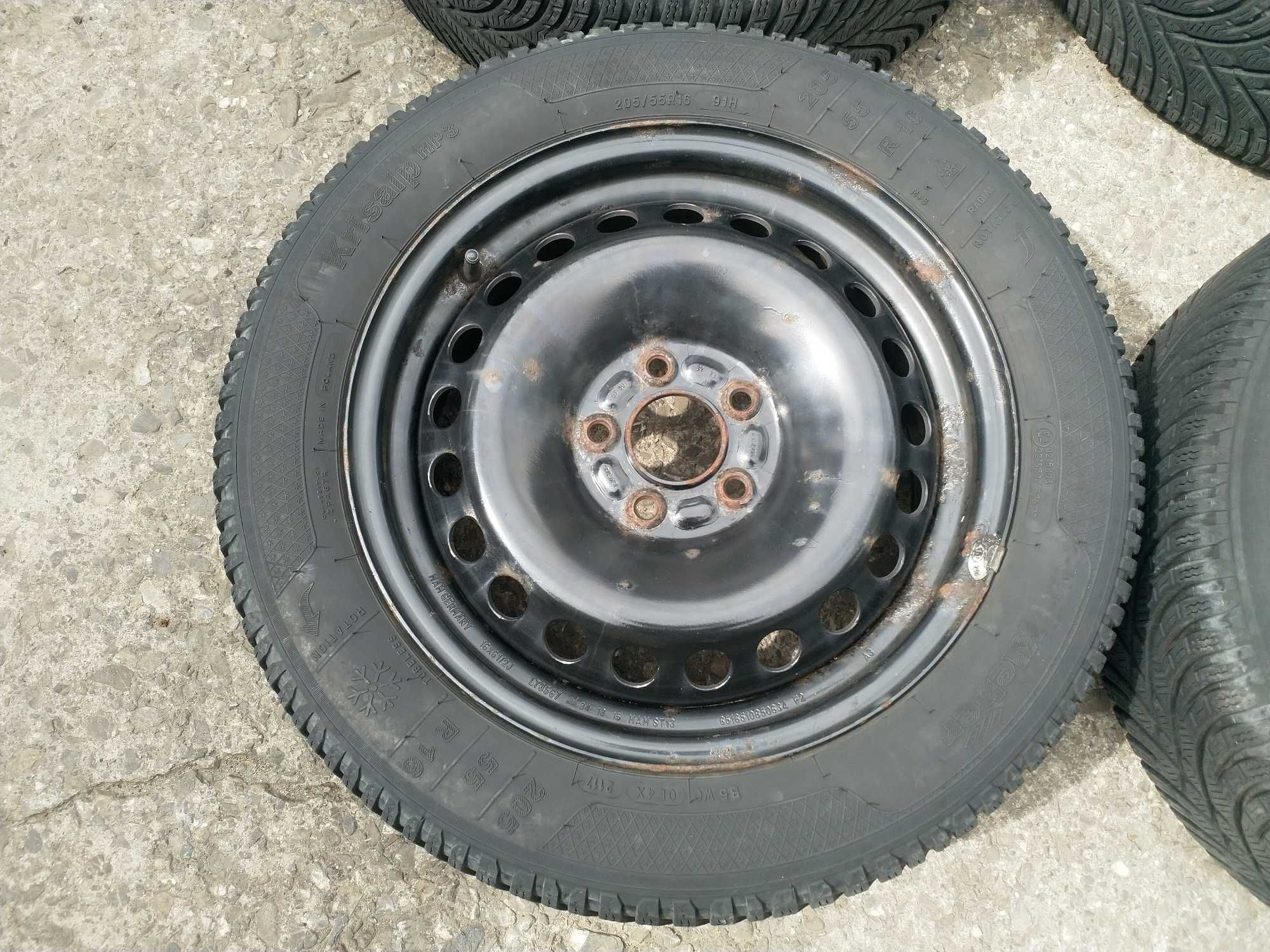 Roti jante FORD anvelope 205 55 16  iarna 6mm FORD FOCUS,MONDEO,C-MAX
