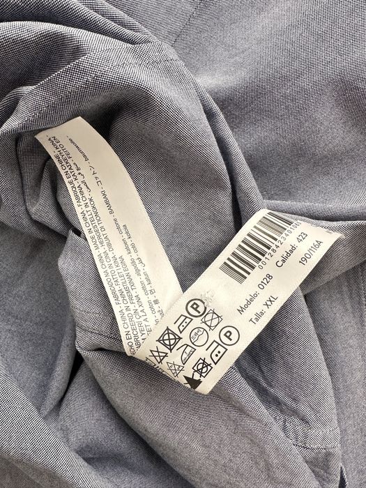 Camasa MASSIMO DUTTI Maneca Lunga Gri Barbati | Marime XXL