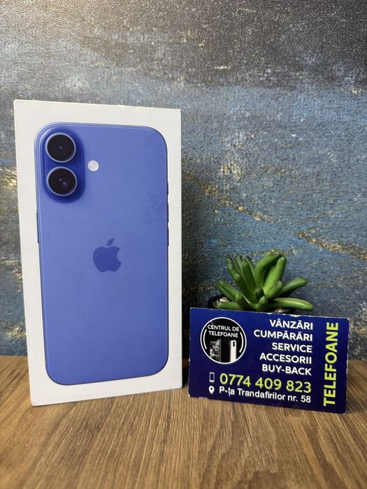 Iphone 16 /128gb/Garantie 2Ani Centrul de Telefoane /Rate