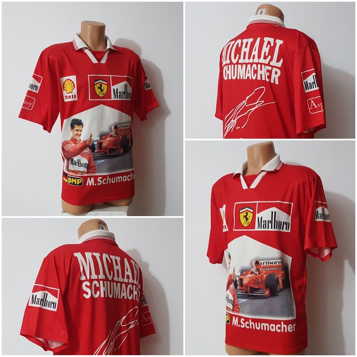 Tricou Michael Schumacher Ferrari Marlboro Shell Racing Formula 1