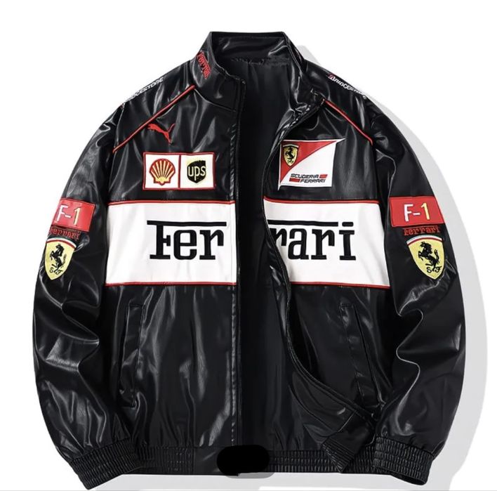 Кожаная куртка Ferrari