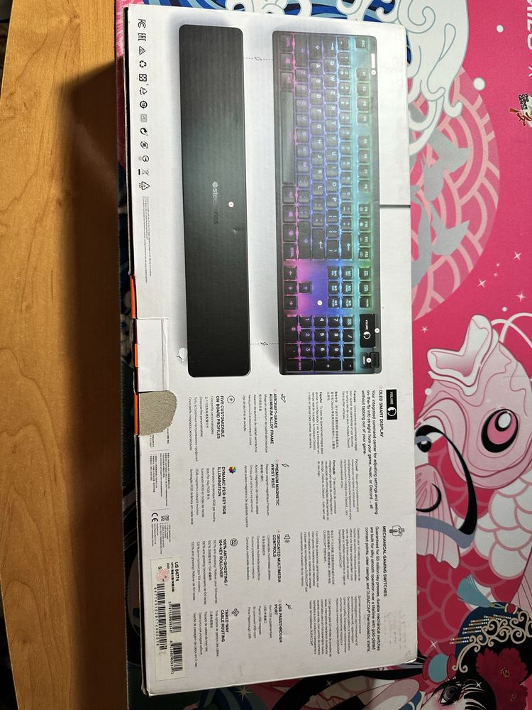 SteelSeries Apex 7 Mechanical switches blue clicky