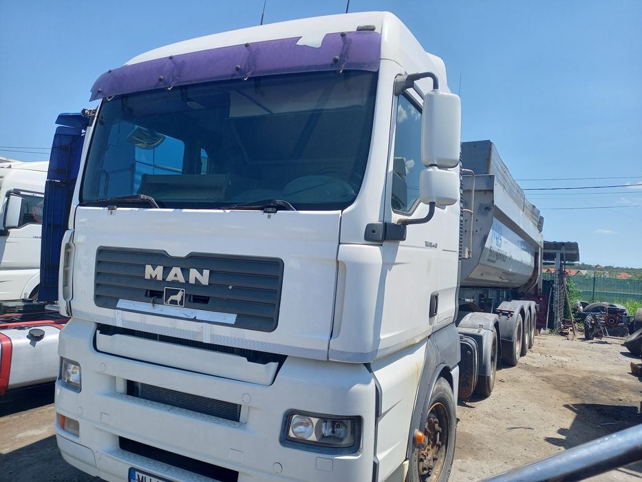 Ansamblu basculabil MAN  440  euro5 , semiremorca Langendorf