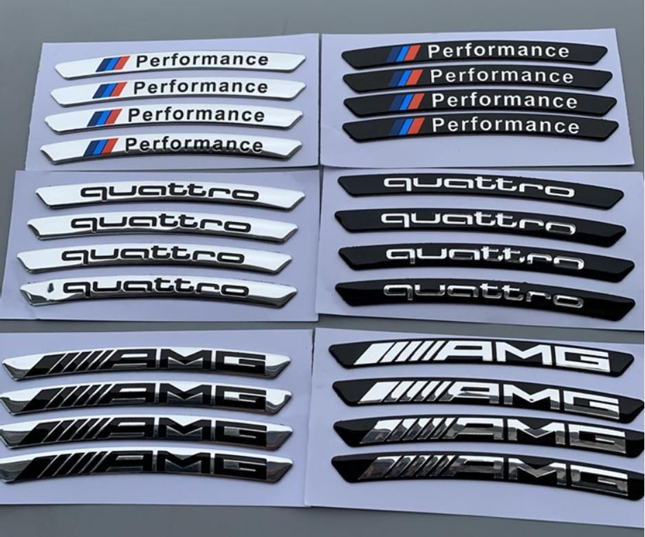 Емблеми  AMG quattro M perfomance за джанти