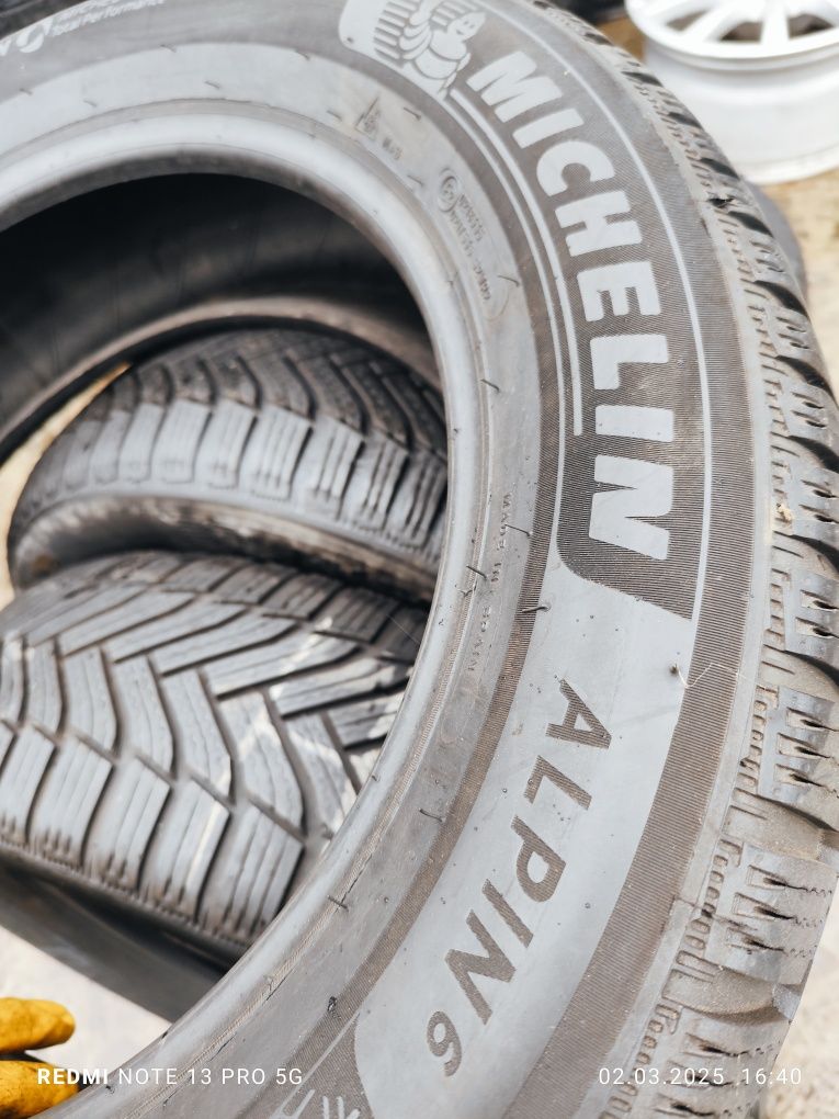4 anvelope de iarna Michelin alpin 6,225-55-17