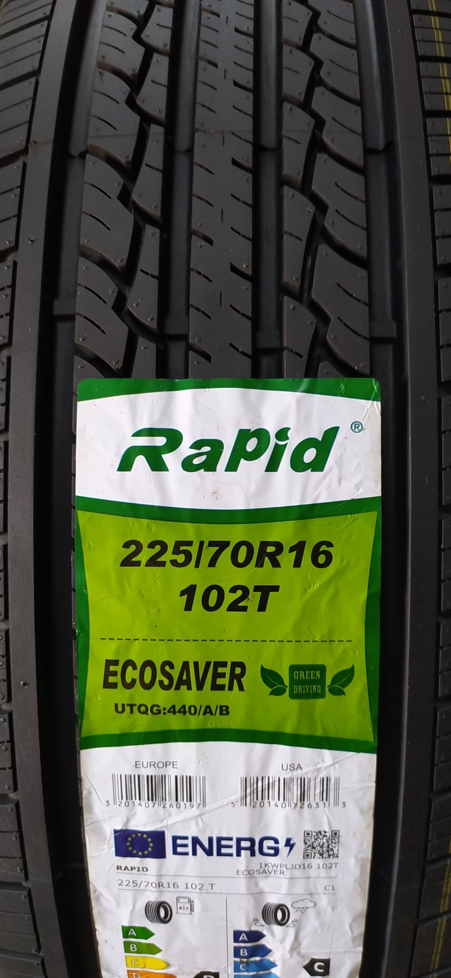 225/70R16. Rapid. Ecosaver
