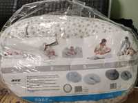 Възглавница за бременни, за кърмене и бебешки хамак с калъф JANE Star