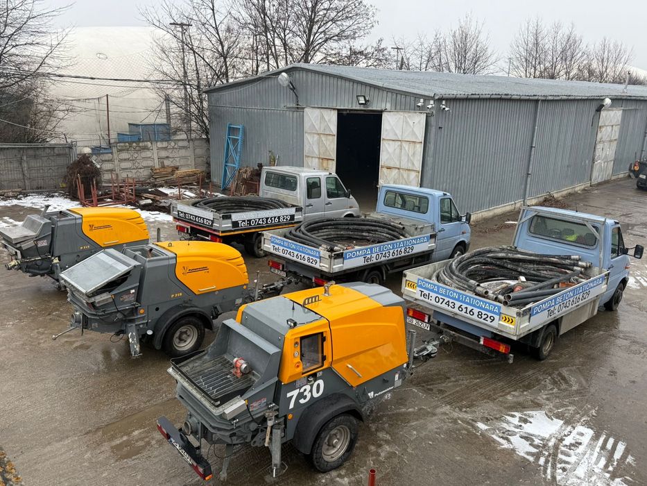 Inchiriez pompa staționara pt beton Putzmeister
