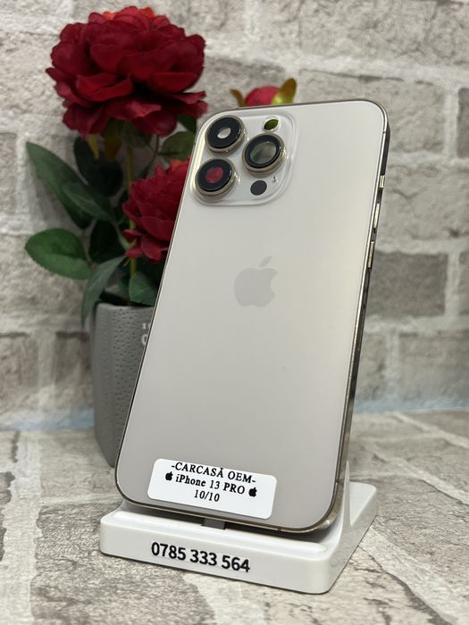  Carcasă iPhone 13 Pro VERDE / NEGRU / GOLD (Originală) 
