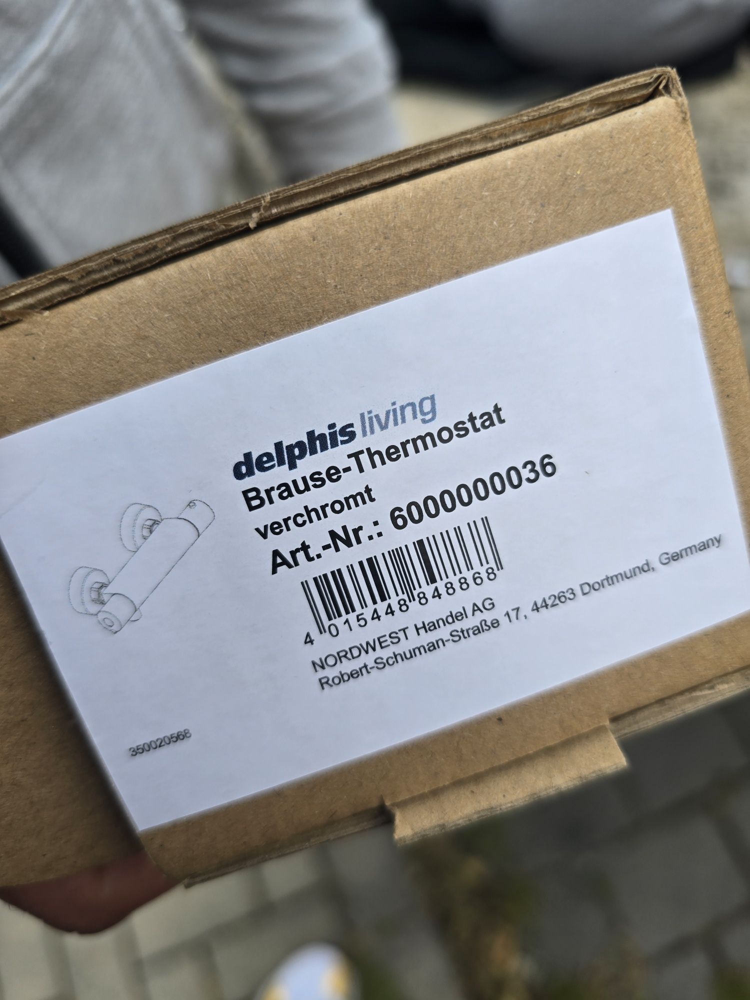 Bateri dus termostatul delphis