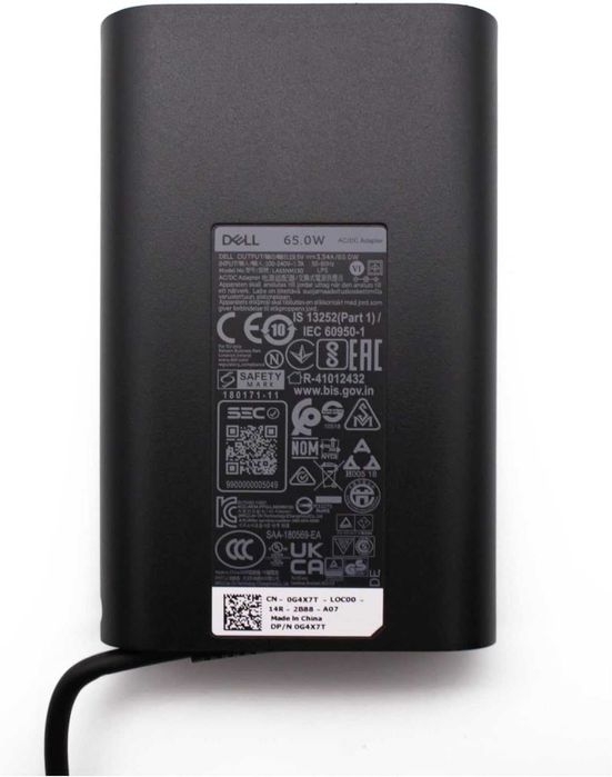 Оригинално Зарядно за Dell 65W (19.5V, 3.34A) - Голяма Букса