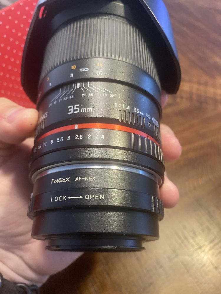 Samyang 35mm f1.4 pt sony e sau fe ( compatibil full frame )