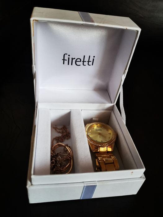 Set ceas auriu firetti