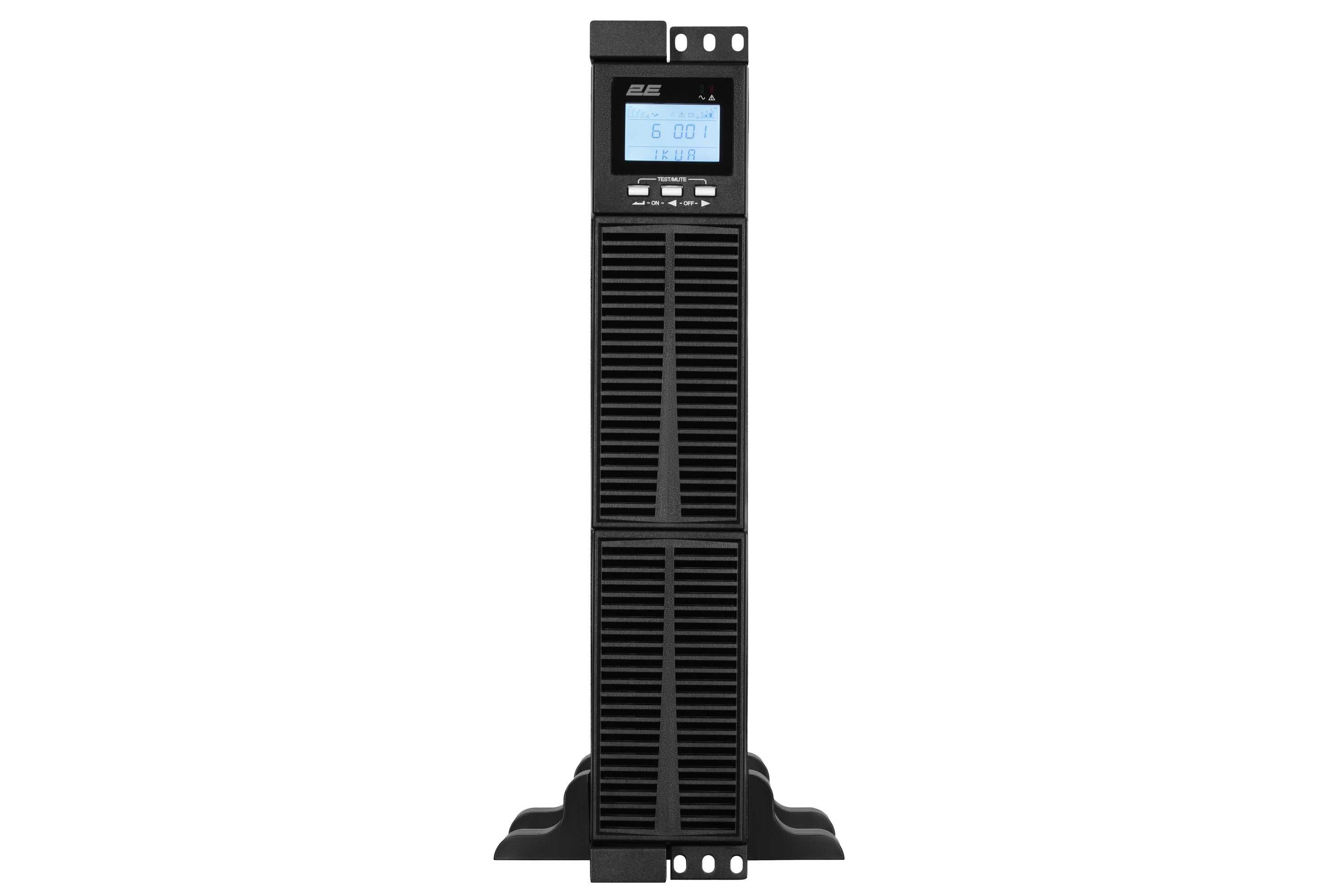 } ИБП 2E OD1000RT /1000VA/900W/RT2U/LCD/USB/3xSchuko