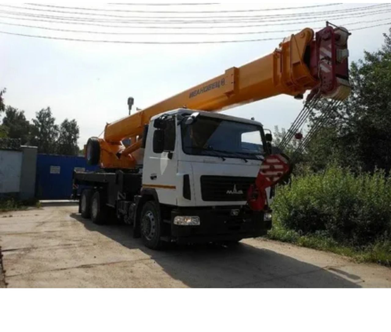 Автокран маз евро 25 тонн 31 метр