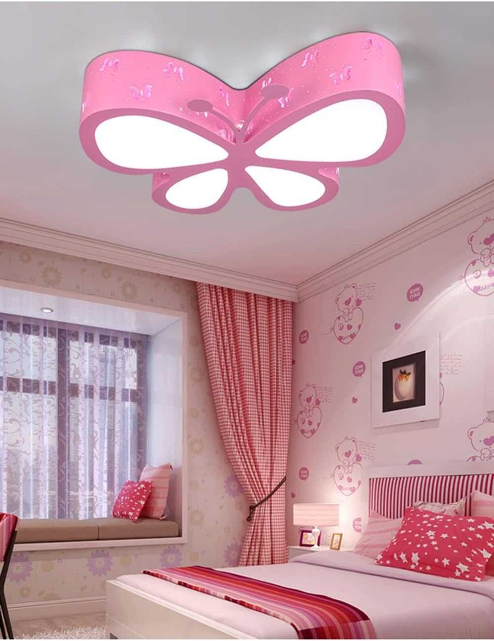 Модерна 3D детска лампа Пеперуда, лед LED за момичета. Намалена!!!
