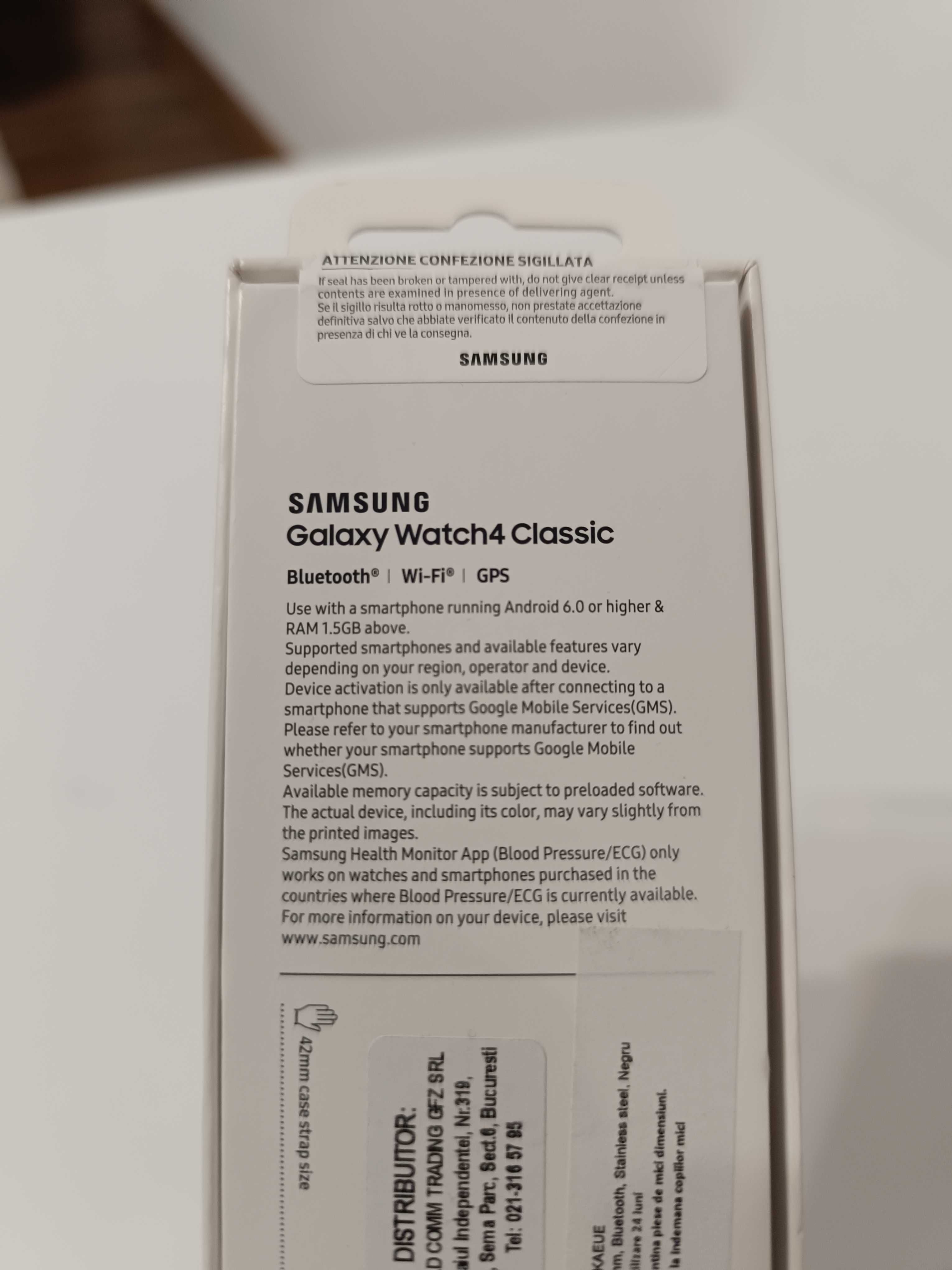 Ceas Samsung Galaxy Watch 4 Classic + Bratara metalica
