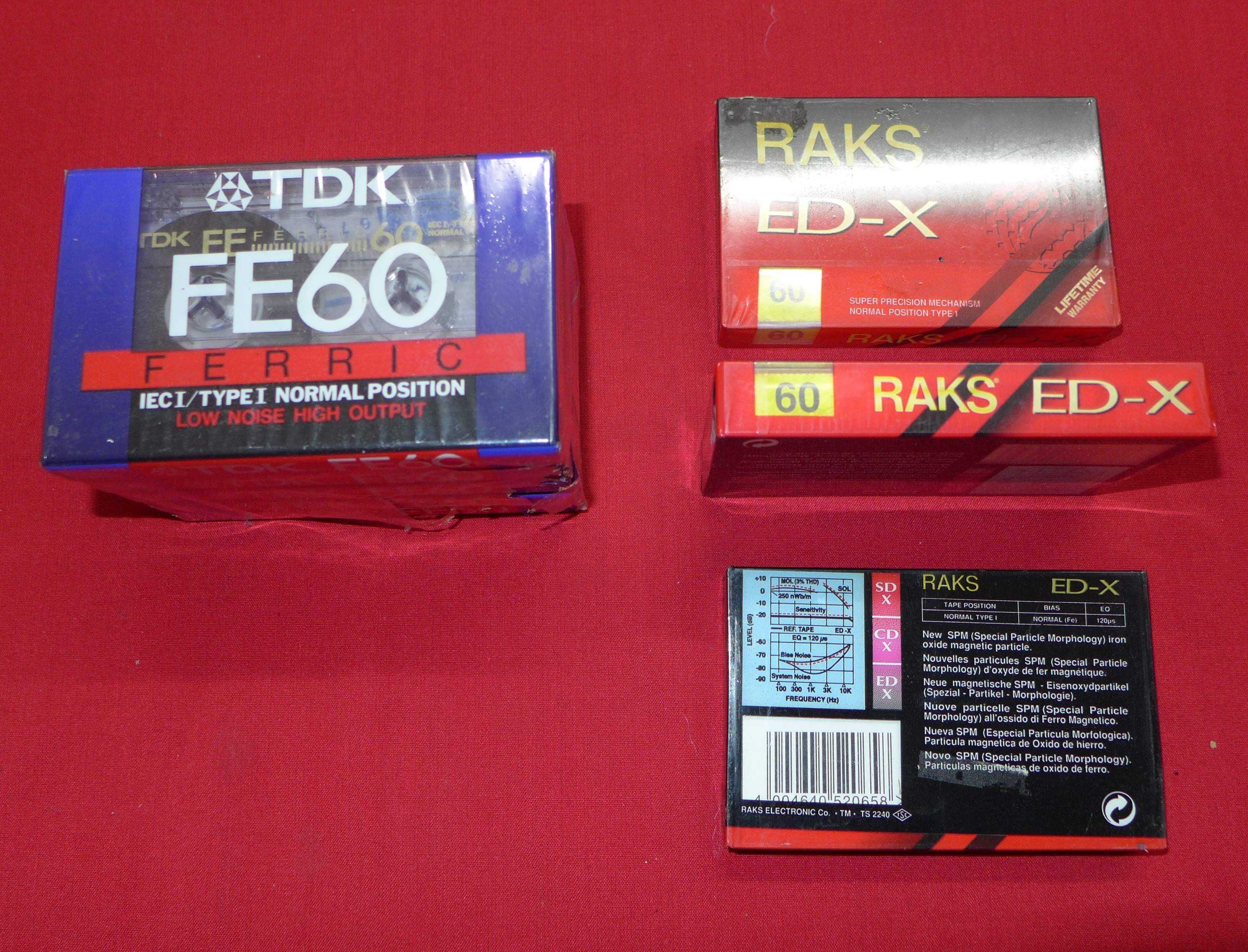 Comact cassete Audio-Аудио касети за касетофон или дек   TDK и RAKS
