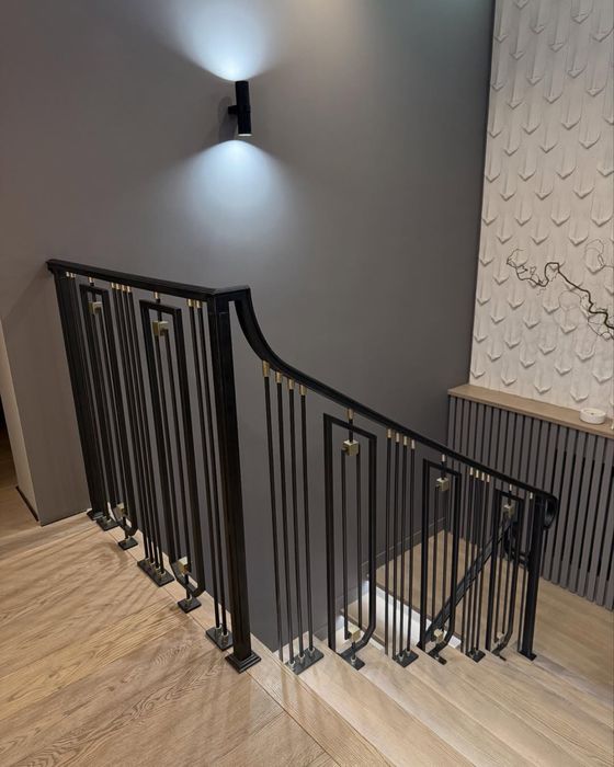 Стеклянная перила, перила, ограждения.