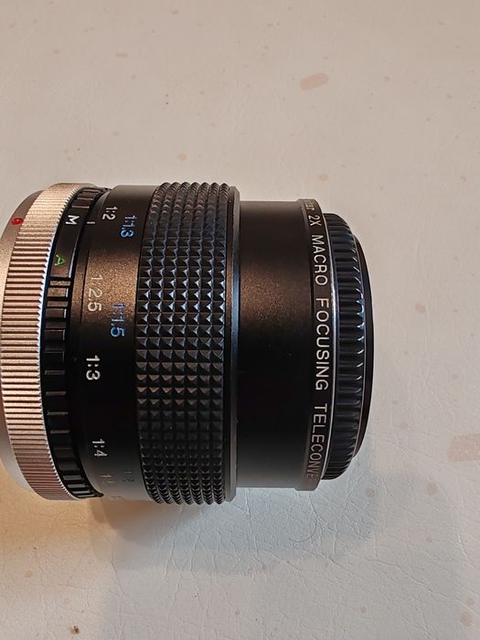 Dublor Vivitar cu macro pe montura Canon FD