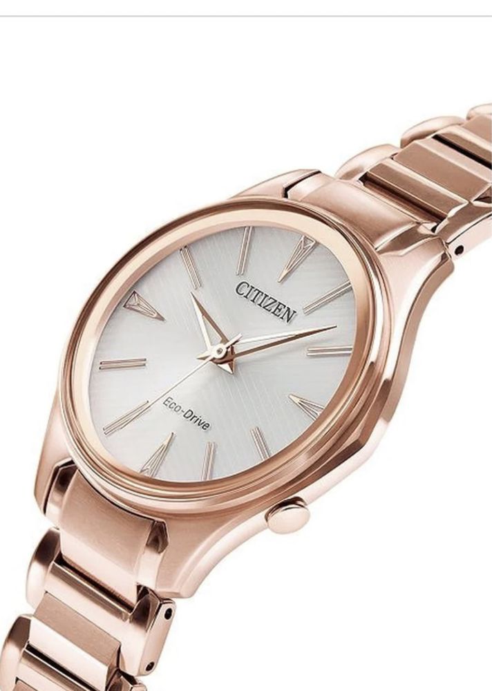 CITIZEN EM0593-56A Modena White Dial Rose Gold-tone Ladies Watch