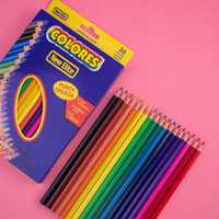 Set De 18  Creioane Colorate Creioane De Culori Vibrante