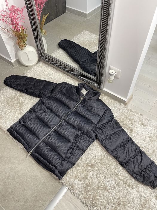 Geaca iarna Dior Oblique cu puf natural colectie noua