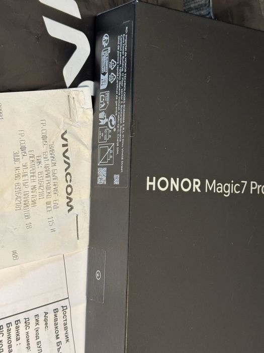512GB Honor Magic 7 Pro VIVACOM Гаранция 2027г. Black / Черен
