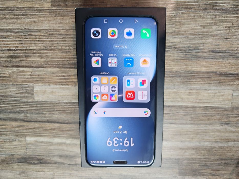 Нов Honor Magic 7 Pro 5G 12 GB RAM 512 GB Black 23м.гаранция.