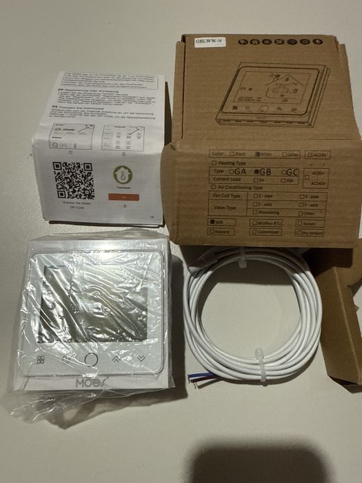 Termostat Wifi Smart MoesGo Alexa Google centrala,boiler,incalzire,gaz