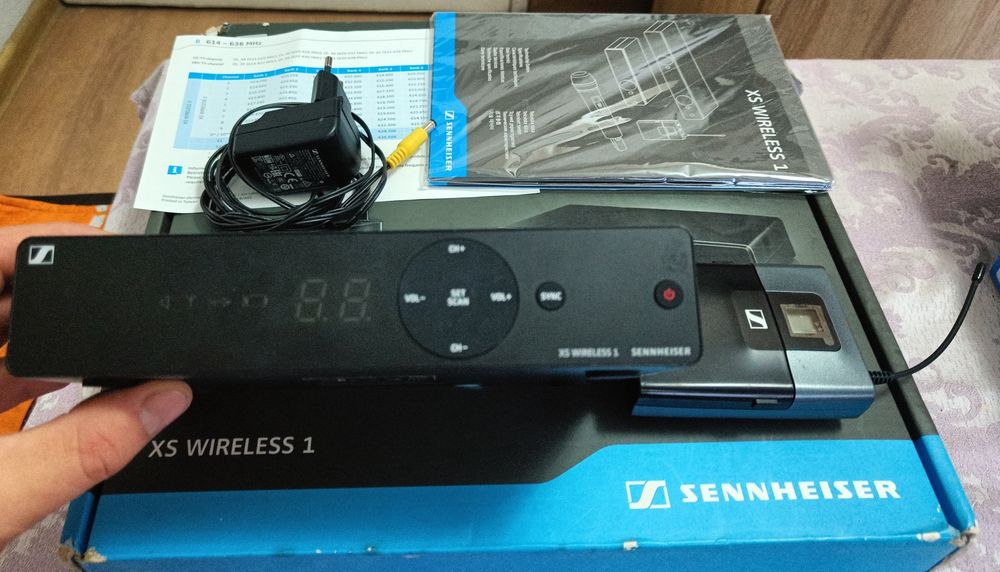 SENNHEISER Безжично за инструмент+ SENNHEISER микрофон за духови