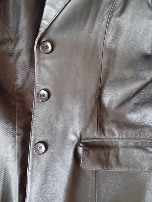 Кожаный пиджак кожа