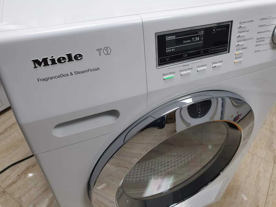 9кг Пара Miele Сушилня с термопомпа Миеле 12м Гаранция