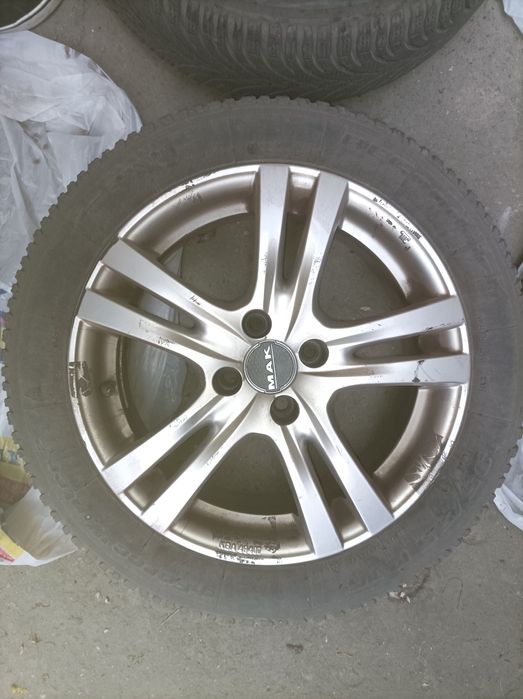 Set Jante Aliaj Mak Zenith Hyper Silver 6,5jx16H2 4x100 Et35