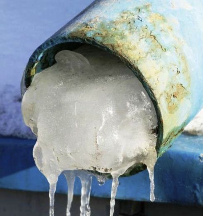 Отогревать водопровода канализаци