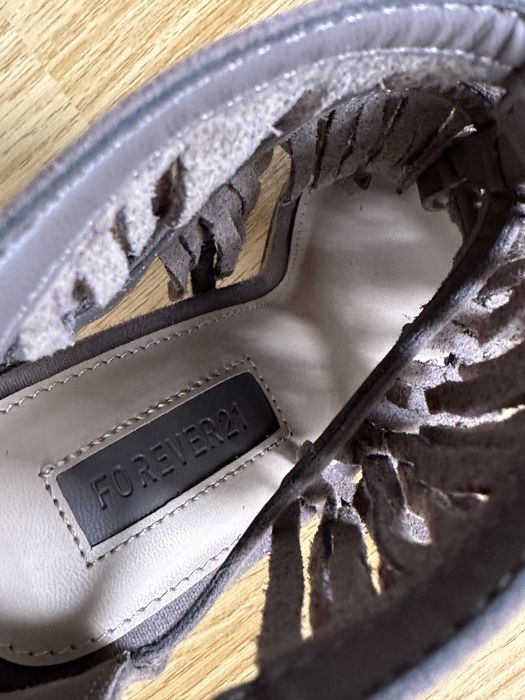 Sandale din piele Forever 21