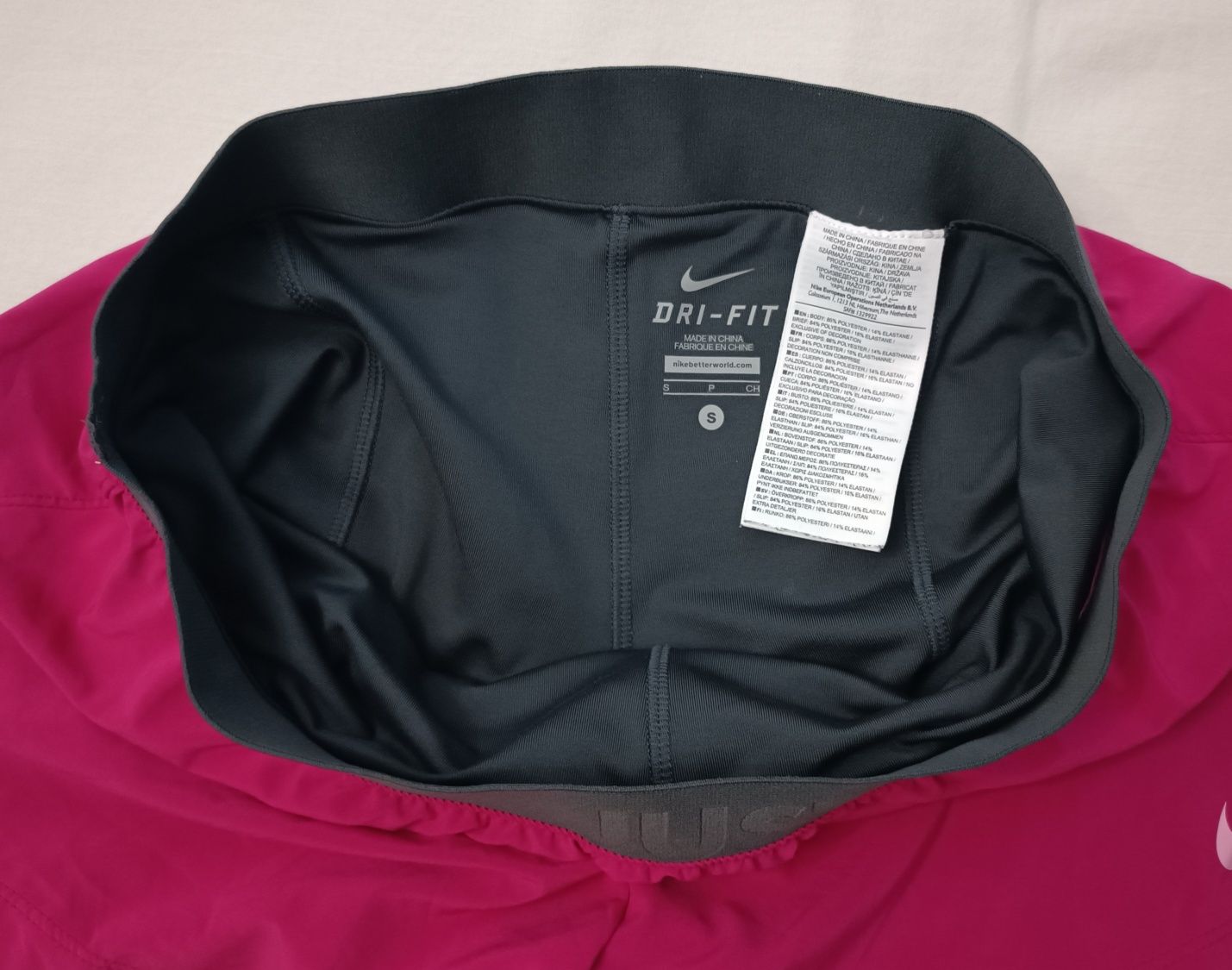 Nike DRI-FIT 2in1 Shorts гащета с клин 2в1 S Найк спорт фитнес шорти