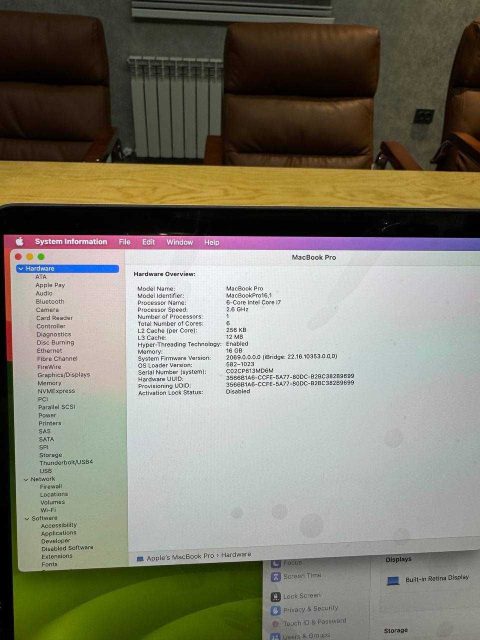 Macbook Pro 16 (A2141)