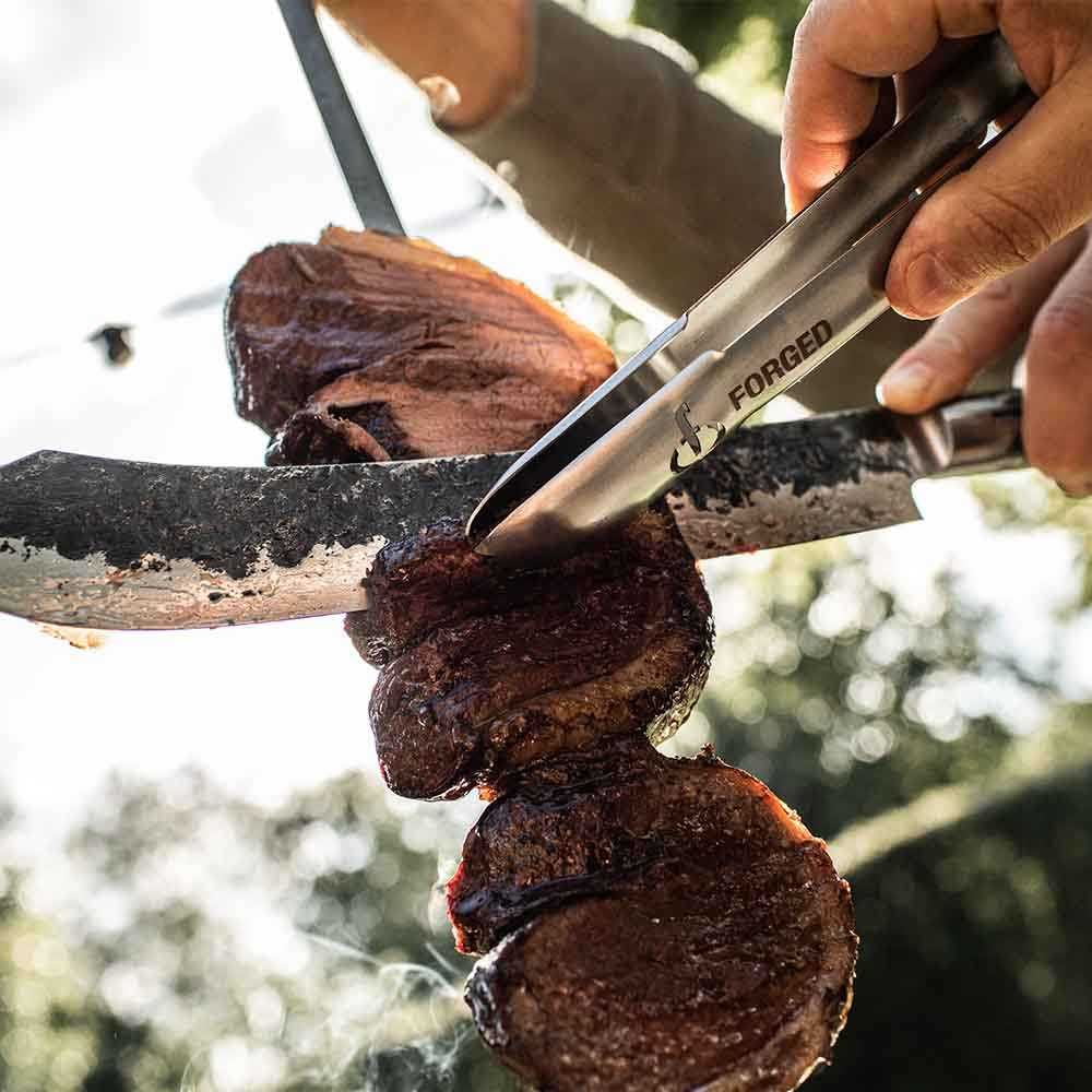 Комплект 4 щипки за сервиране на месо Forged Churrasco