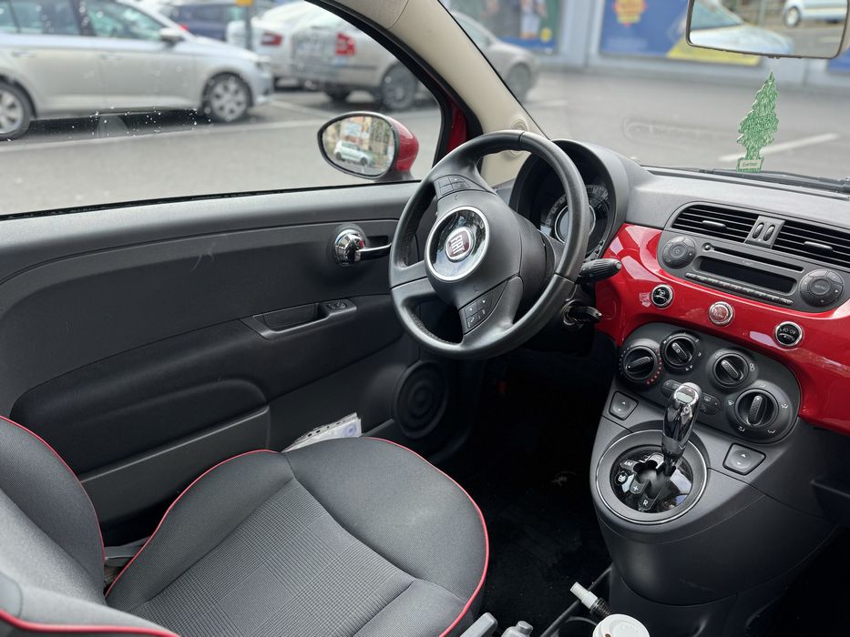 Fiat 500 cutie AUTOMATA,Panoramic,Aer Conditionat,euro6,An 10.2014
